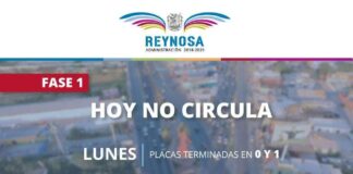 No Circulan autos con placas 0 y 1 este lunes 17