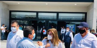 ACOMPAÑA DIPUTADA ROXANA GOMEZ, A GOBERNADOR EN GIRA DE TRABAJO