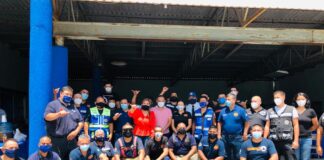 Celebra diputada Roxana Gómez a bomberos de Río Bravo