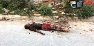 Fue encontrado muerto al parecer con golpes y atada de pies