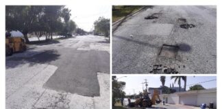 SIGUE EL BACHEO EN AV. LAS AMÉRICAS