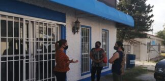 Agradece dirigente del PAN Río Bravo apoyo de diputada Roxana Gómez; pinta oficina del CDM