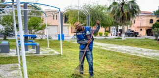 Gobierno de Río Bravo,mantiene el programa de plazas publicas limpias.