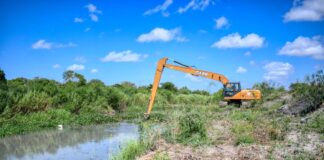 En Río Bravo se implementa la limpieza de Drenes