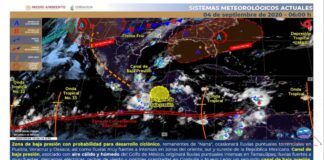 Continuarán lluvias sábado y domingo