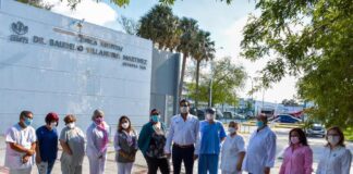 DIF Reynosa entrega apoyos al personal del ISSSTE Reynosa