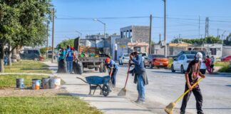 Gobierno Municipal y Familias de la Azteca unidos por un solo fin,”Rescate de espacios públicos”