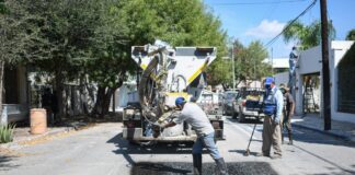 En Río Bravo,no para el programa de bacheo,está por todos lados