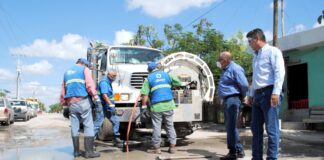 Elimina COMAPA derrames en San Valentín