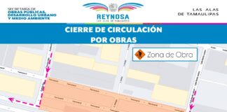 Aviso de cierre de circulación en Zona Centro