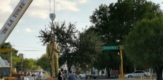 Reubica Gobierno Municipal monumento a Miguel Alemán.