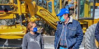 Siguen las obras por parte del Gobieno de Rio Bravo, hoy le toco a la Conquistadores