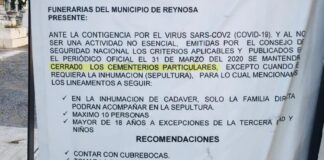 Panteones permanecen cerrados por pandemia