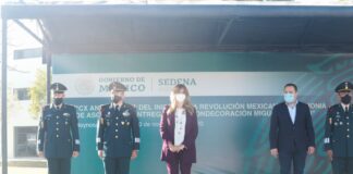 Impone Ejército Mexicano condecoraciones y ascensos
