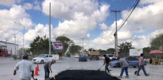 Rehabilita Municipio pavimento en colonias