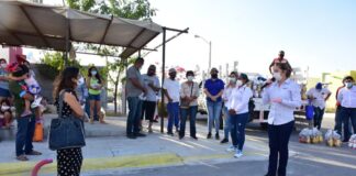 “DIF Reynosa en Tu Casa” llegó a las colonias Puerta Grande y Hacienda del Sol con diversos apoyos