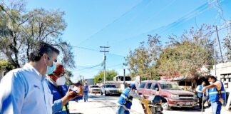 Repara COMAPA caído en Fraccionamiento Reynosa