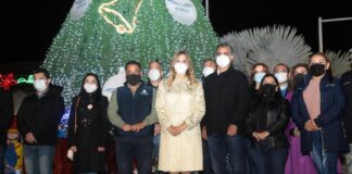 Enciende Pino de Navidad 2020 en Reynosa