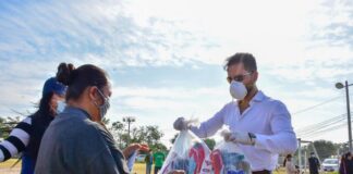 DIF Reynosa, el deportista Jaime García y Club Rotario unen esfuerzos en beneficio de las familias reynosenses