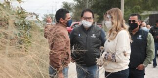 Supervisa Alcaldesa desazolve de drenes en Reynosa