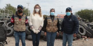 Retira Municipio llantas abandonadas en colonias