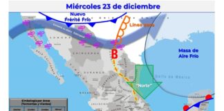Descenderá temperatura hasta 3 Centígrados en Reynosa