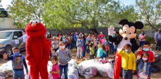 DIF Reynosa continúa visitando a las familias de la zona ejidal