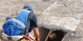 Muy activos los elementos de P.C. y Bomberos Río Bravo, en la limpieza y desazolve en drenes y pluviales.