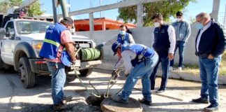 Sondea COMAPA red de drenaje sanitario