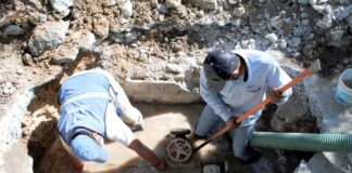 Trabaja COMAPA en mantenimiento de válvulas