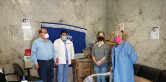 DIF Reynosa entregó donación a la Clínica del ISSSTE