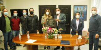 Entrega CANACO reconocimiento a Alcaldesa de Reynosa