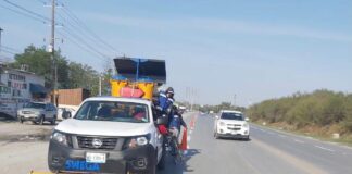 Mejora Municipio seguridad vial con pintado de líneas de tráfico