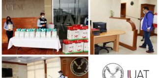 Entrega UAT equipo y material sanitizante en el Centro Universitario Sur