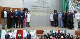 Francisco Cabeza de Vaca realiza homenaje a personal de salud y víctimas del Covid-19