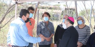 Personal de Servicios Públicos Primarios de Río Bravo, es reconocido por su ardua labor por Obispo.