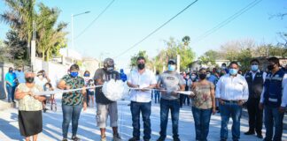 Importante obra de pavimentación y drenaje, Inaugura Carlos Ulivarri