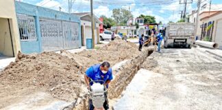 Proyecta COMAPA rehabilitación de drenaje en Las Fuentes Secc. Lomas