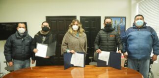 Firman convenio CANIRAC y SNTE con apoyo del Ayuntamiento