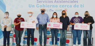 Francisco Cabeza de Vaca y Mariana Gómez continúan atendiendo las necesidades de las familias que más lo requieren