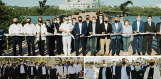 Francisco Cabeza de Vaca sigue impulsando el turismo en Tamaulipas; inaugura atractivos del emblemático Paseo Laguna del Carpintero en el sur de la entidad