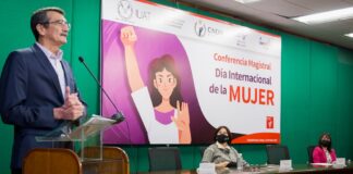 Preside Rector acto conmemorativo de la UAT por el Día Internacional de la Mujer