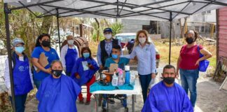 DIF Reynosa acercó atención médica y social a las familias de la Colonia Almaguer