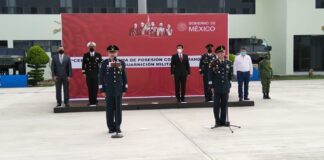 Acompaña Alcalde Carlos Ulivarri a General de Brigada D. E. M. Pablo Alberto Lechuga Horta