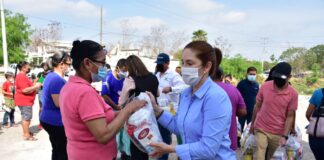 DIF Reynosa apoyó a las familias de la Colonia Campestre