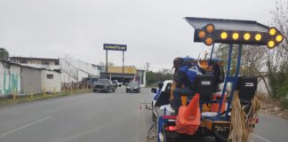Trabaja R. Ayuntamiento en señalización vial