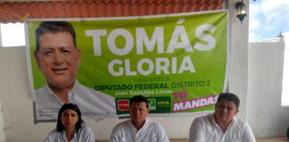 Da inicio la campaña de Tomás Gloria Requena, bajo las siglas de la coalición Morena- PT- Verde, ‘’Juntos Haremos Historia’’