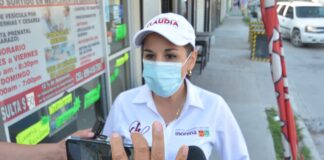 Aseguran colonos su voto a favor de Claudia Hernández y la coalición Morena-PT-PVEM