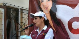 Claudia Hernández, visito maquiladora Eaton Industries, la industria maquiladora uno de los sectores laborales más fuertes e importantes de Reynosa