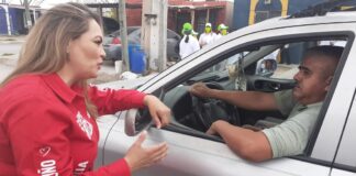 Vecinos de Riveras del Bravo a favor de las propuestas de Isnelia Treviño